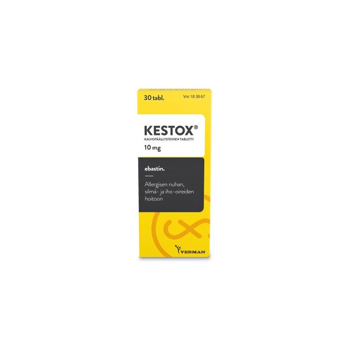 KESTOX tabletti, kalvopäällysteinen 10 mg 30 fol kuva 2