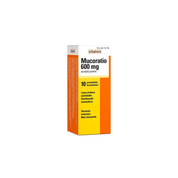 MUCORATIO poretabletti 600 mg 10 kpl