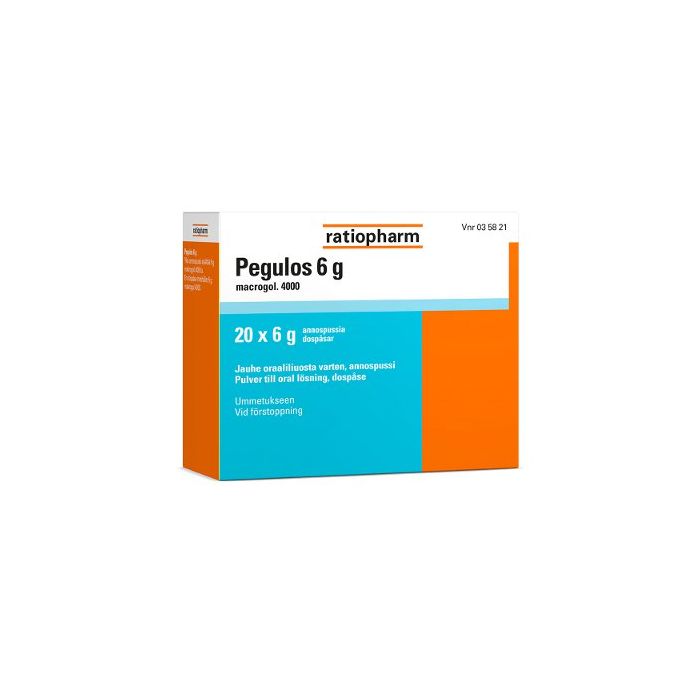 PEGULOS jauhe oraaliliuosta varten, annospussi 6 g 20 x 6 g