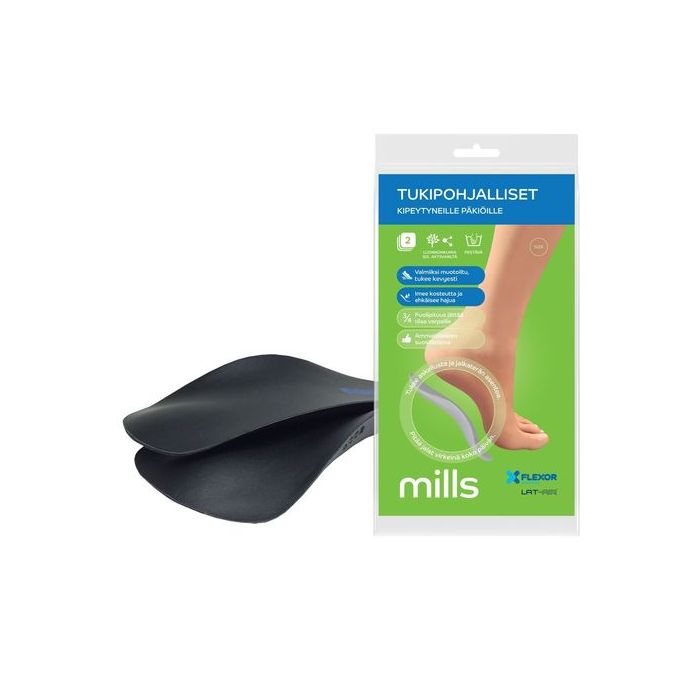 Mills Tukipohjallinen, koko XL (42-43) 1 pari