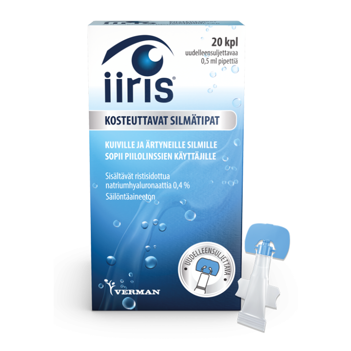 Iiris silmätipat CE 20x0,5 ml kuva 3