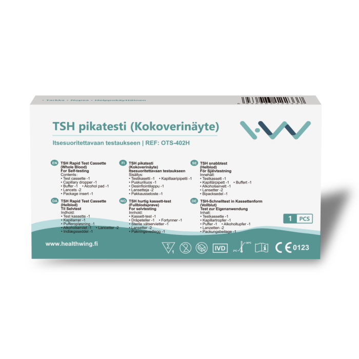 H&W TSH Kilpirauhasen vajaatoiminta (testi) 1 kpl kuva 2