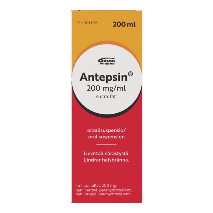 ANTEPSIN oraalisuspensio 200 mg/ml 200 ml kuva 2