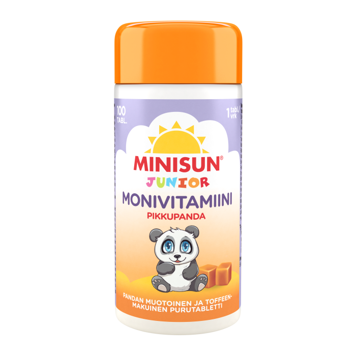 Minisun Monivitamiini Toffee Pikkupanda 100 kpl kuva 2