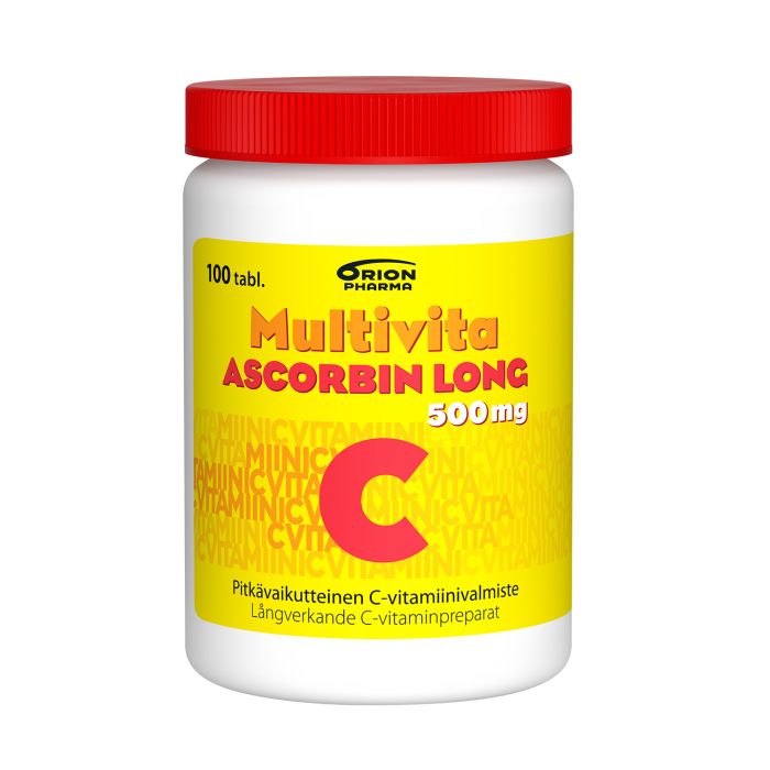 Multivita Ascorbin Long 500 mg 100 tabl kuva 2