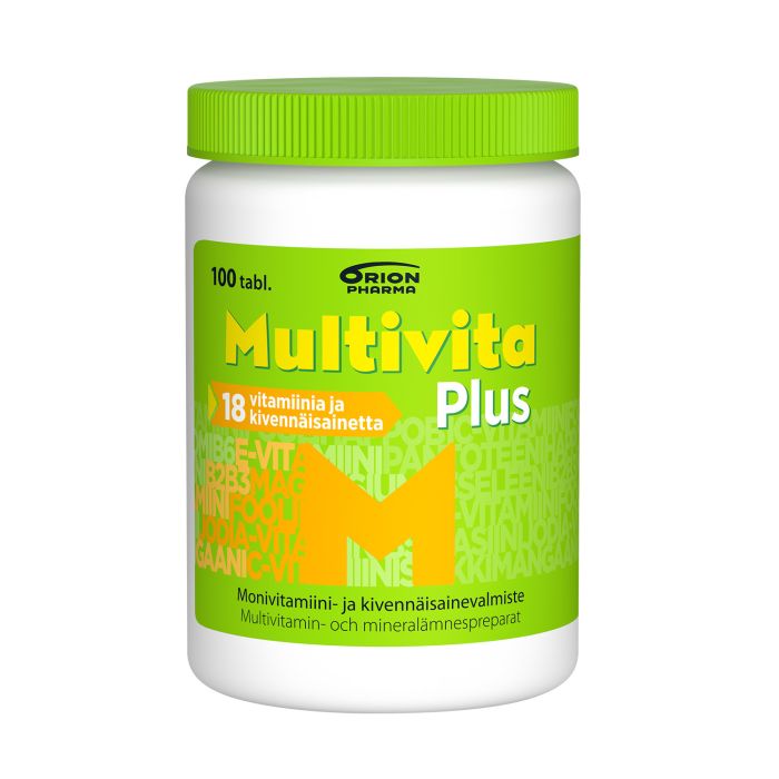 Multivita Plus monivitamiini 100 tabl kuva 2
