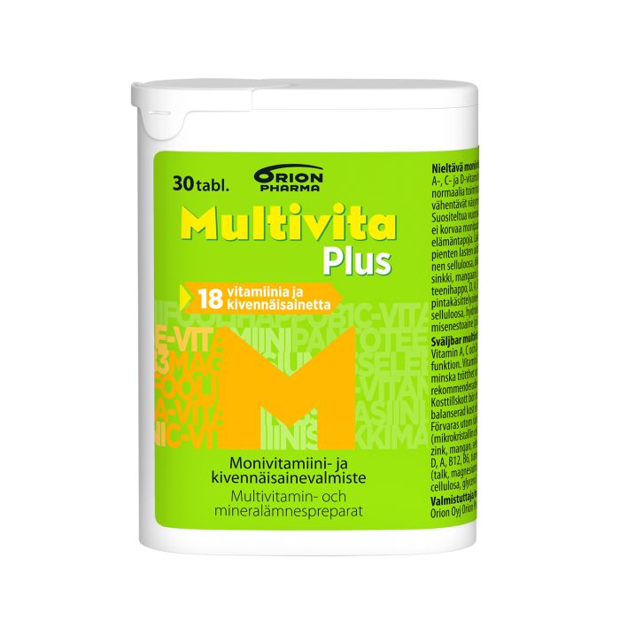 Multivita Plus monivitamiini 30 tabl kuva 2