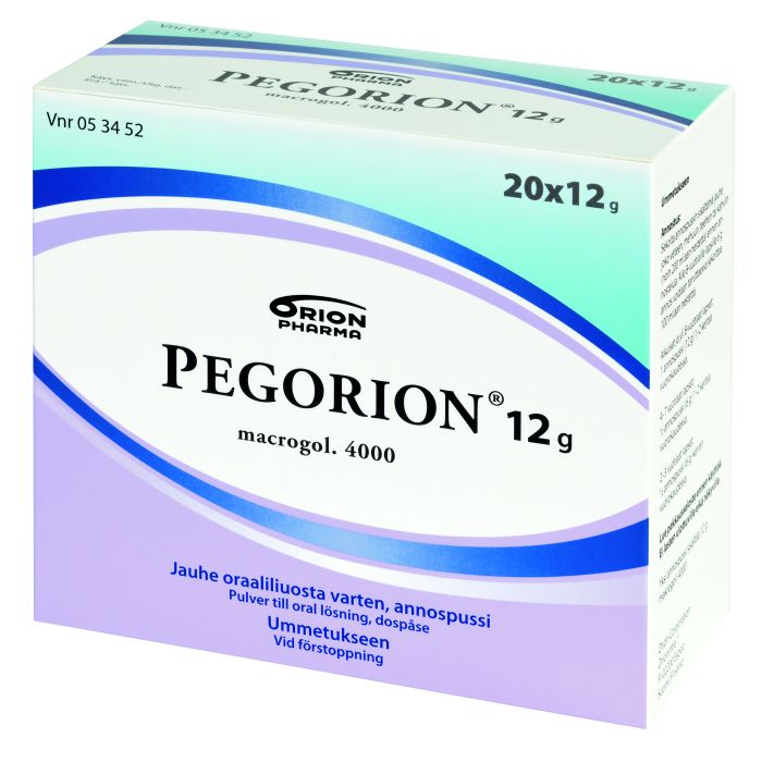 PEGORION jauhe oraaliliuosta varten, annospussi 12 g 20 x 12 g kuva 3