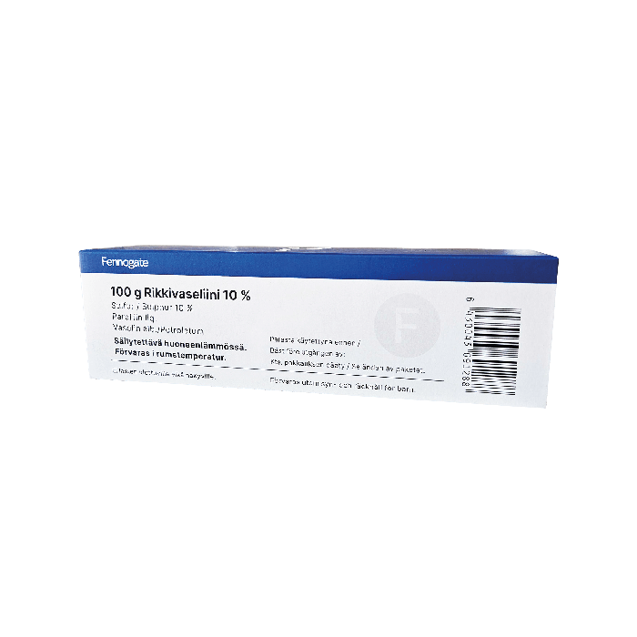 Fennogate Rikkivaseliini 10% 100g
