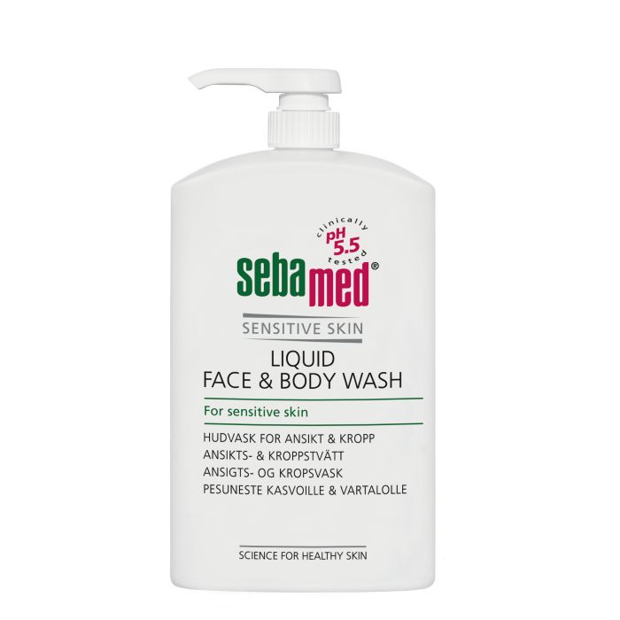 Sebamed Liquid Face&Body Wash pesuneste pumppupullo 1000 ml kuva 3