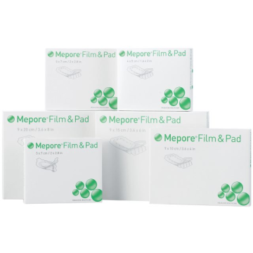 Mepore film & pad 9x20 cm 5 kpl