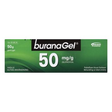 BURANAGEL geeli 50 mg/g 50 g