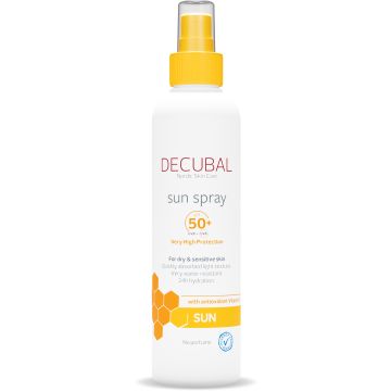 Decubal Body Sunspray SPF50+ pullo 180 ml