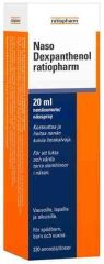 Naso Dexpanthenol ratiopharm nenäsumute 20 ml