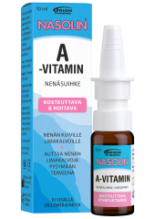 NASOLIN A-VITAMIN NENÄSUIHKE 10 ml