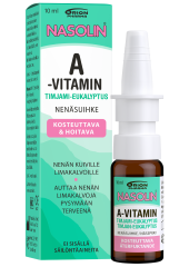 Nasolin A-vitamin Timjami-Eukalyptus nenäsumute 10 ml