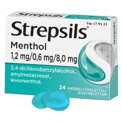 STREPSILS MENTHOL imeskelytabletti 1,2/0,6/8 mg 24 fol