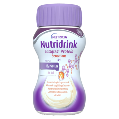 Nutridrink Compact Protein Sensations lämmittävä trooppinen inkivääri 4x125 ml